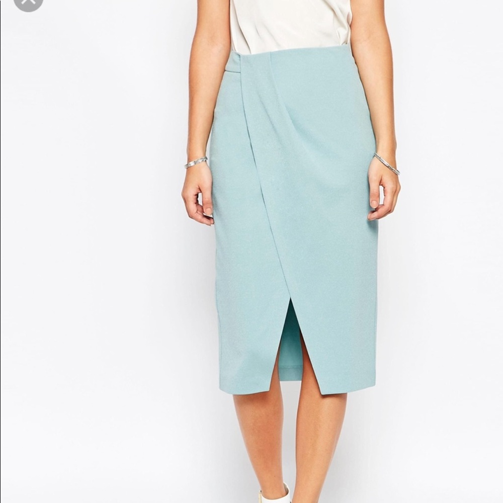 ASOS Faux Wrap Skirt